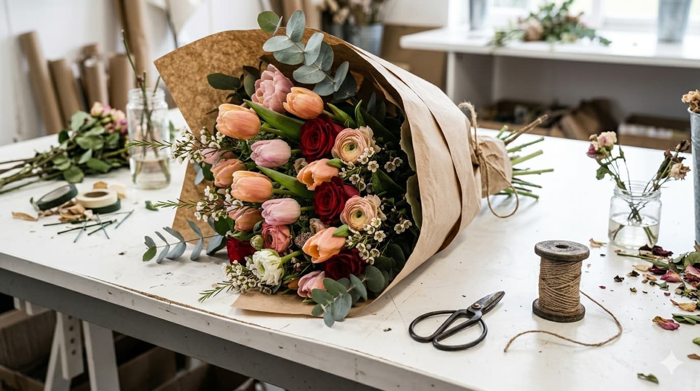 Florist shop desk